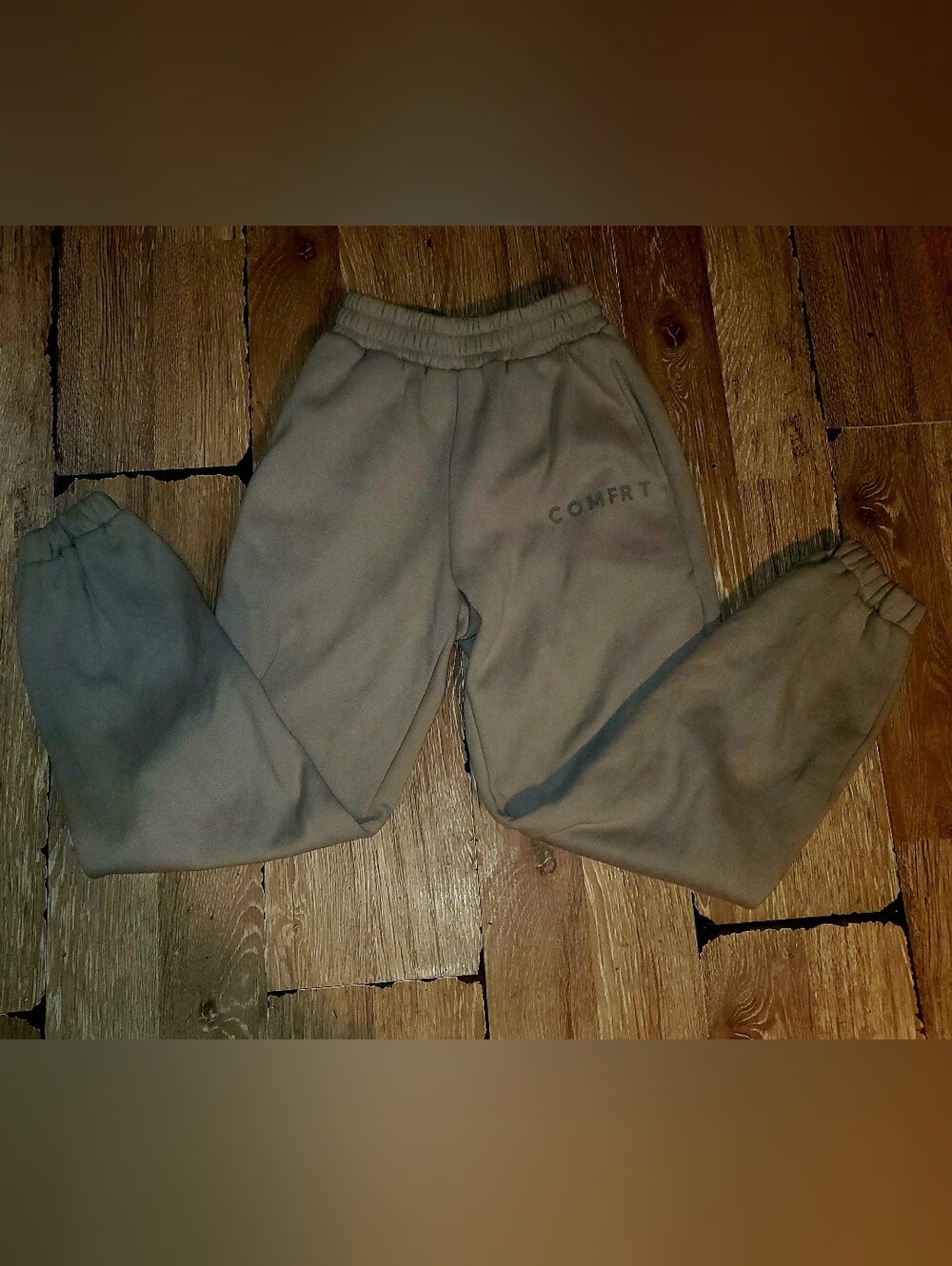 Unisex Comfrt Oversized Heavyweight Sweatpants in Taupe